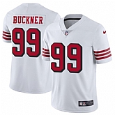 Nike Men & Women & Youth 49ers 99 DeForest Buckner White Color Rush Vapor Untouchable Limited Jersey,baseball caps,new era cap wholesale,wholesale hats
